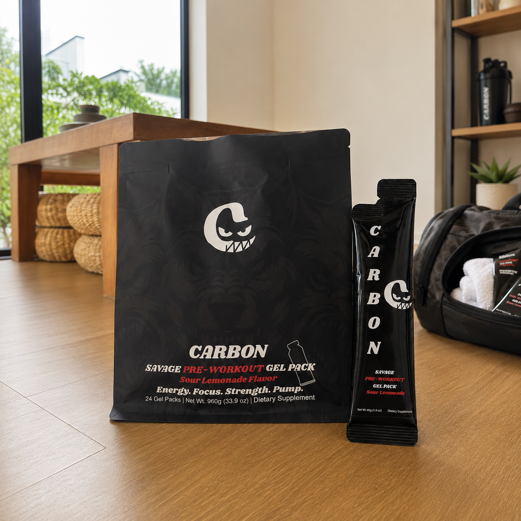 CARBON SAVAGE • Pre-Workout • Gel-Pack