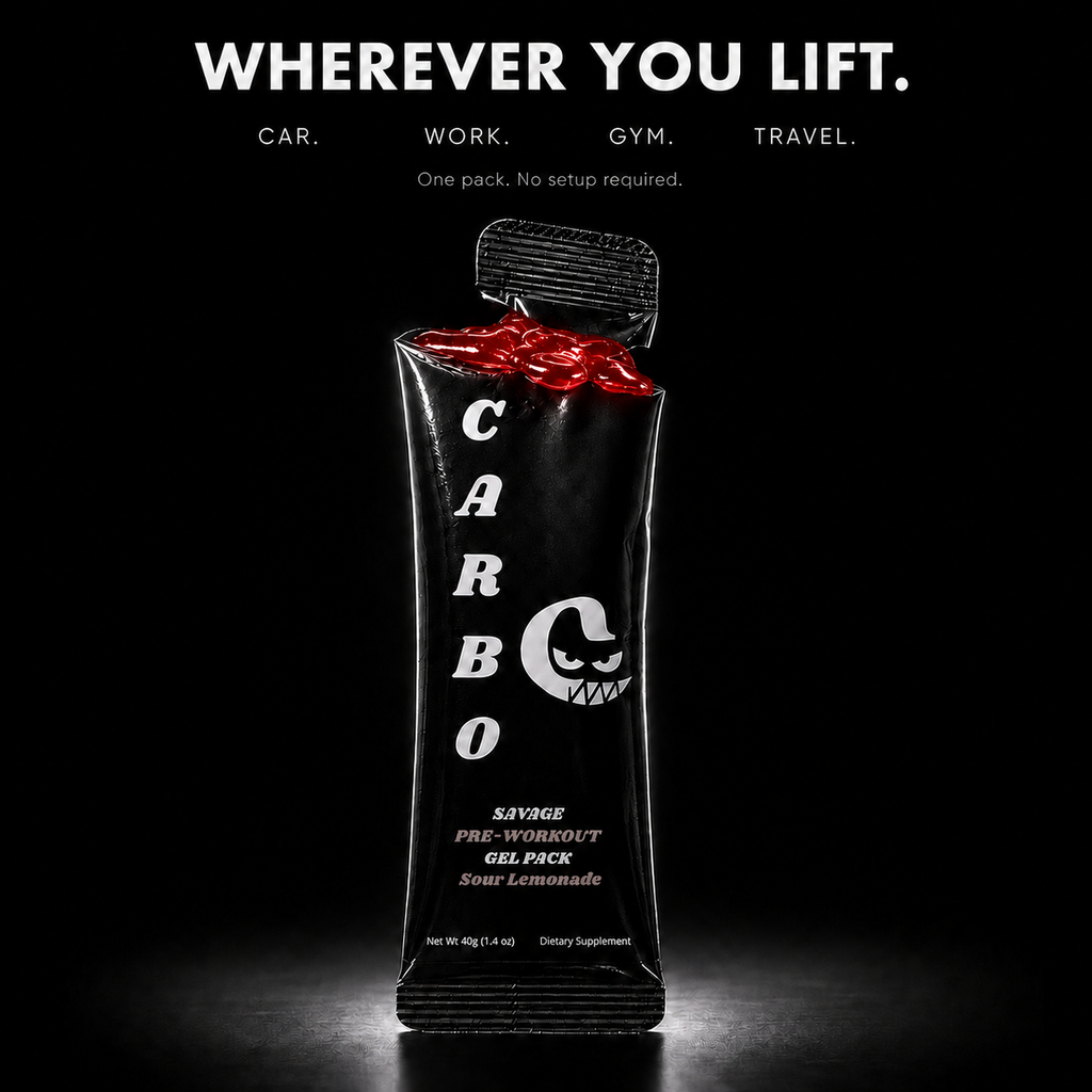 CARBON SAVAGE • Pre-Workout • Gel-Pack