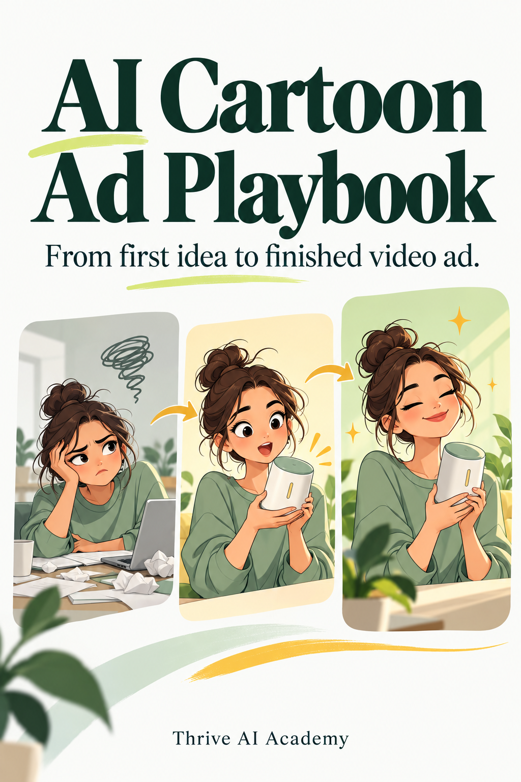 AI Cartoon Ads Playbook